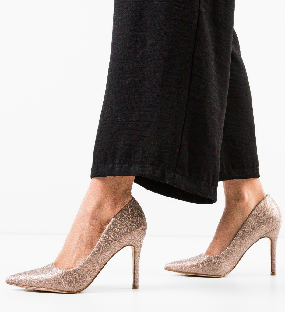 Pantofi dama Howe Bronze - Pantofi cu toc