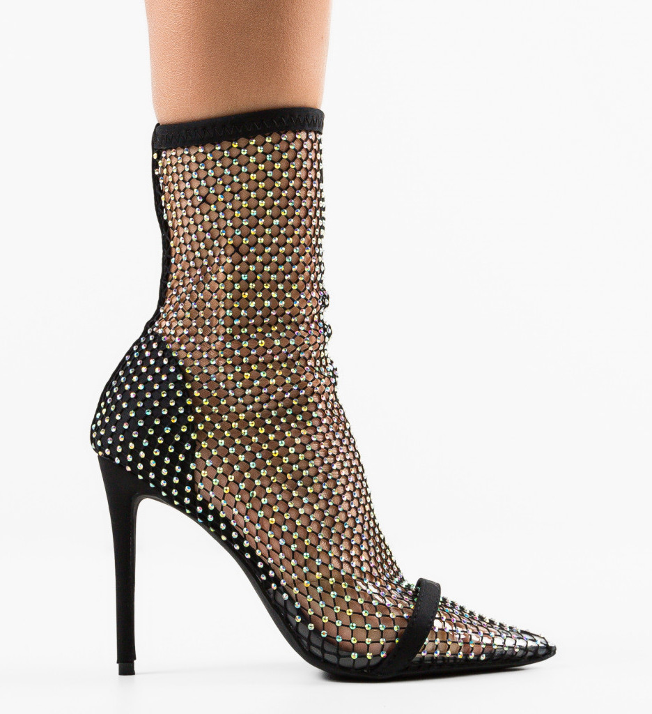 Botine dama Fiona Negre